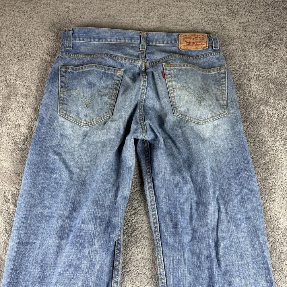 Levis 559 Relaxed‎ Straight Fit Jeans Mens 34x34 Blue Medium Wash Mid Rise